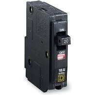 INTERRUPTOR TERMOMAGNETICO 1 POLO 20A SQUARE D