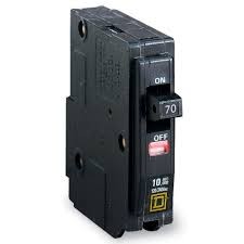 INTERRUPTOR TERMOMAGNETICO 1 POLO 70A SQUARE D