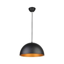 LUMINARIA COLGANTE NEGRO – DORADO 51778 PHILCO