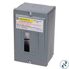 CENTRO DE CARGA 1 POLO QOD1S SOBREPONER SQUARE D